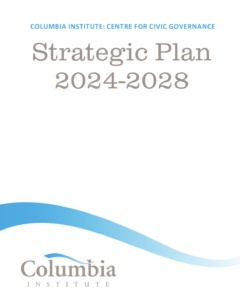cover page for Columbia Institute Strategic Plan 2024-2028